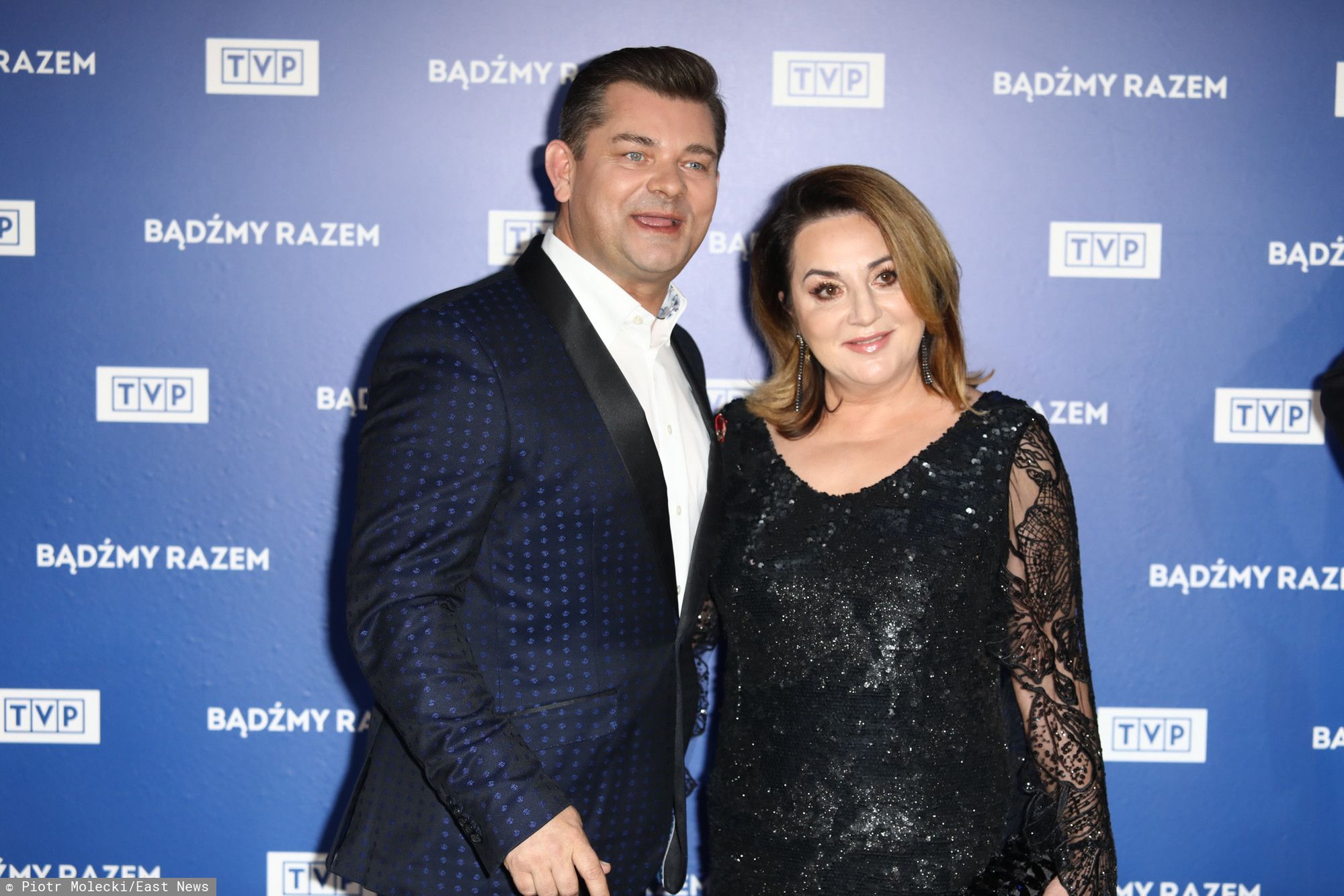 Zenek Martyniuk z żoną Danutą na ramówce TVP 