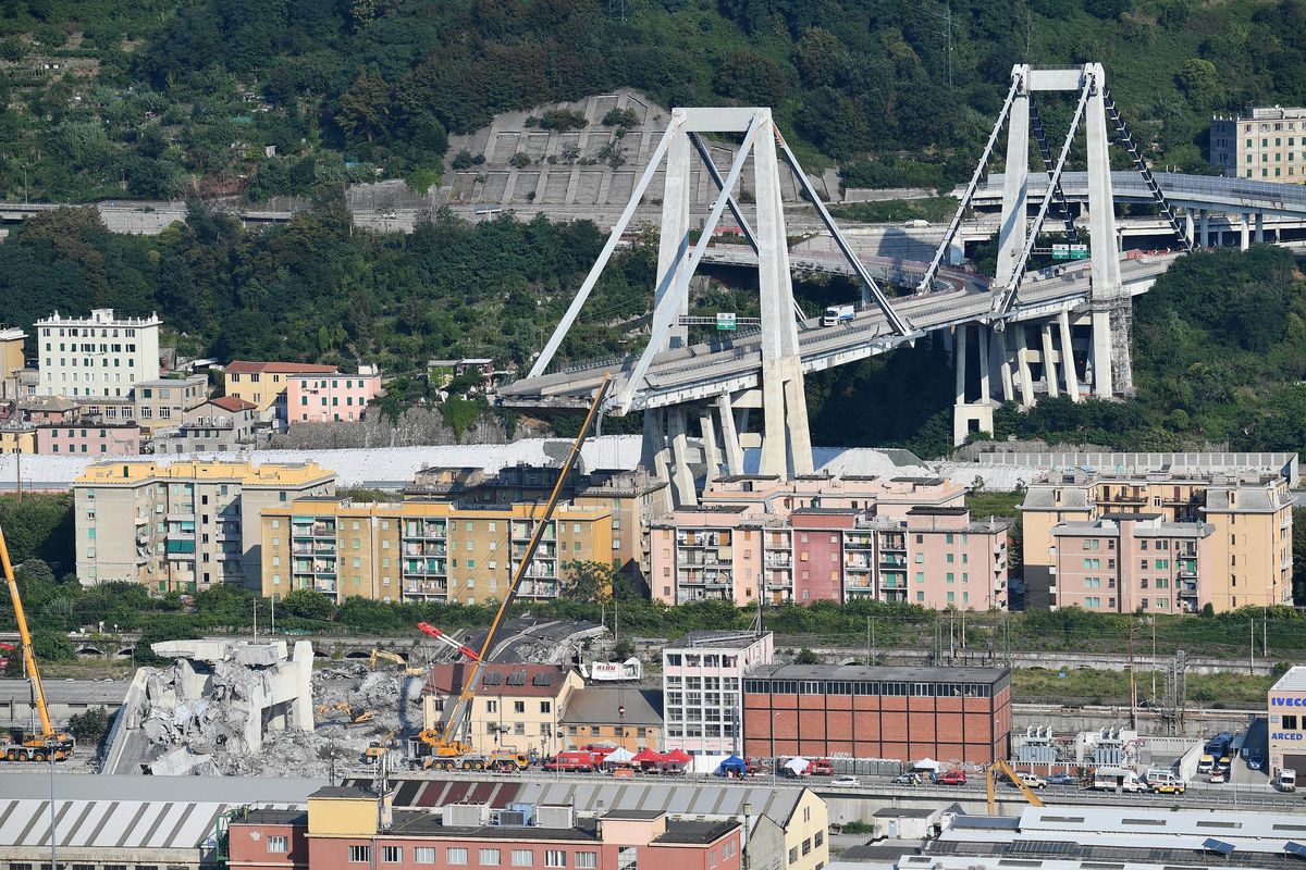 Katastrofa w Genui. Ujawniono raport architekta sprzed 39 lat. Już wtedy ostrzegał przed korozją