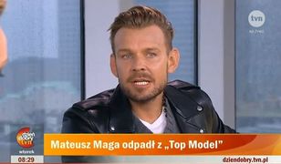 Mateusz Maga tłumaczył się z porażki w "Top Model", Wolińskiemu puściły nerwy