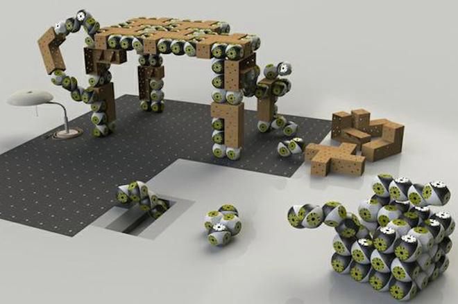 Roombots: roboty, które same złożą się w meble