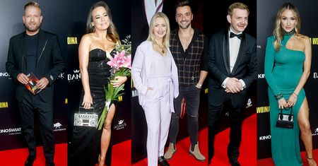 Gwiazdy na premierze filmu "Niewidzialna wojna" - autobiografia Patryka Vegi: Anna Mucha, Barbara Kurdej-Szatan, Rafał Zawierucha
