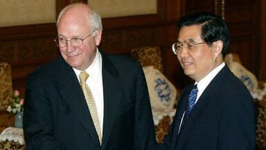 Dick Cheney i Hu Jintao