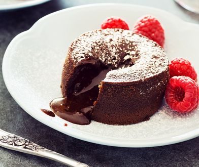 Czekoladowe muffiny a la lava cake
