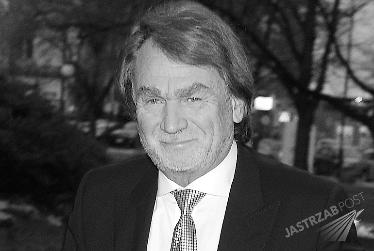 Czarno białe zdjęcie Jana Kulczyka