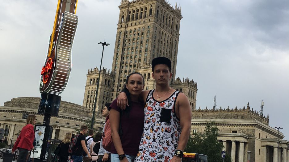Zakochany w Warszawie Bogdan ze swoją drugą żoną