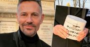 Krzysztof Ibisz z synem i byłą żoną na cmentarzu. Internauci są pod wrażeniem relacji byłych małżonków i urody nastoletniego Vincenta