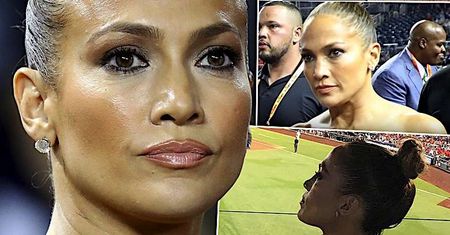 Jennifer Lopez wystroiła się na randkę i wylądowała na meczu. Naburmuszona gwiazda ledwo mogła się poruszać w swojej obcisłej kreacji