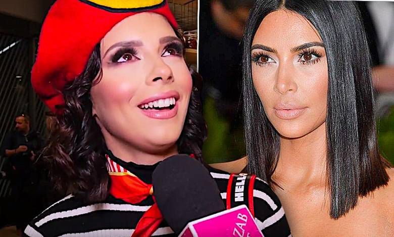 Klaudia Halejcio i Kim Kardashian klon