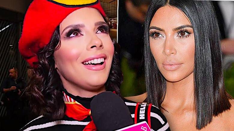 Klaudia Halejcio i Kim Kardashian klon