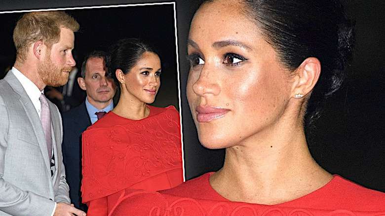 Meghan Markle w Maroko stylizacja