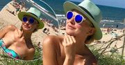 Ciężarna Joanna Moro w bikini! Jej brzuszek jest już pięknie zaokrąglony!