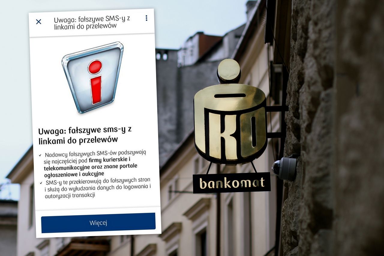 Oszustwa internetowe. PKO BP ostrzega klientów przed fałszywymi SMS-ami