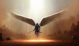 Ukraińscy żołnierze uczczeni pomnikiem. A na nim... anioł z "Diablo III"