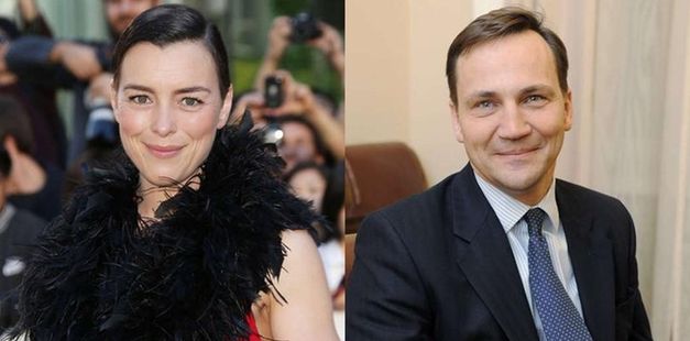 Olivia Williams na urodzinach Radka Sikorskiego!