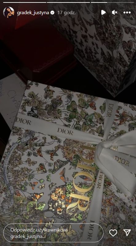 Justyna Gradek chwali się luksusowymi świętami (fot. Instagram)