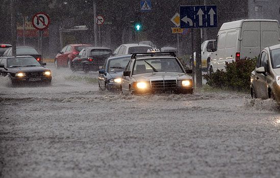 Potężna nawałnica przeszła nad Bielskiem-Białą