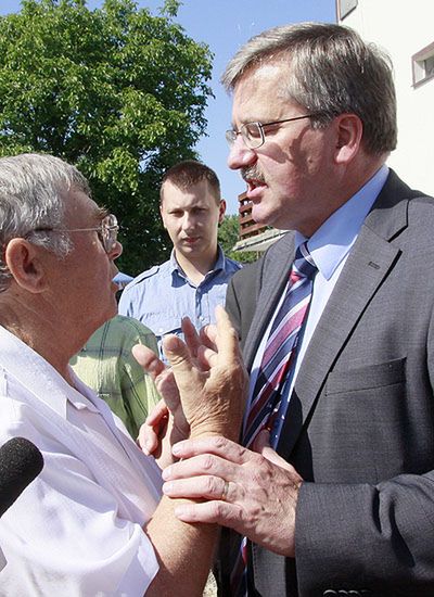 Apel Komorowskiego w rekordowym mieście