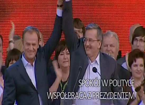 Bronisław Komorowski w spocie PO - zobacz wideo