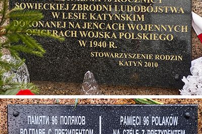 Czemu usunięto tablicę w Smoleńsku, kto się skarżył?
