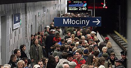 Otwarcie stacji metra Młociny