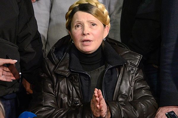 Wystąpienie Julii Tymoszenko na Majdanie zakłócone
