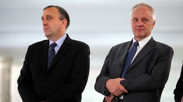 Grzegorz Schetyna i Stefan Niesiołowski