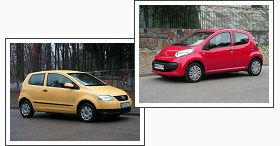 Citroen C1 kontra VW Fox