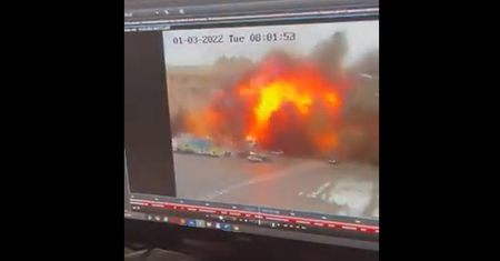 Media: Rosjanie ostrzelali centrum Charkowa, wielki wybuch na głównym placu