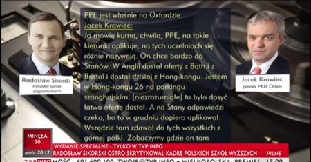 TVP Info puściło nowe taśmy z "Sowy". Podają pomocną rękę PiS i Beacie Szydło