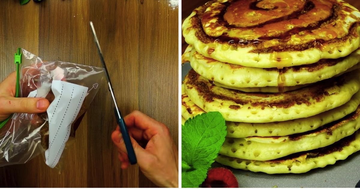 Pancakes ze ślimakiem - czyli genialne naleśniki ze wzorkiem