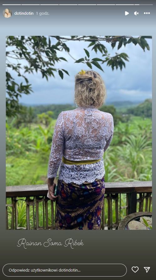 Dorota Szelągowska na Bali