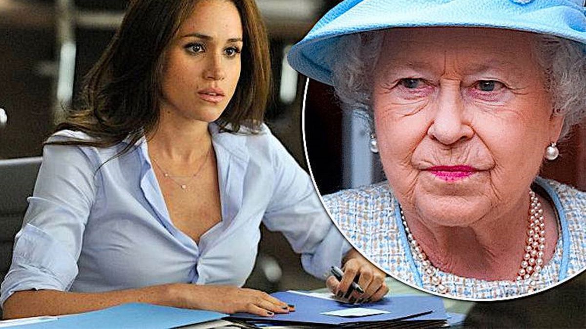 Meghan Markle i królowa Elżbieta II