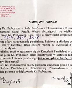 Wezwanie z parafii: 400 zł do zapłaty. Archidiecezja Białostocka wyjaśnia sprawę pisma