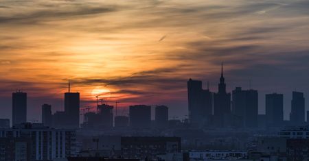 Warszawa. Smog w stolicy. Jakość powietrza w piątek 3 stycznia 2020 r.