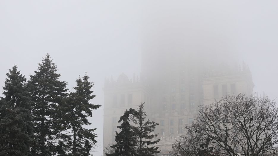 Smog w Warszawie w piątek 24 stycznia 2020 r.