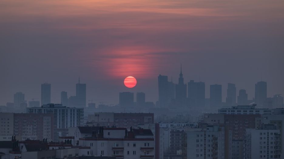 Smog Warszawa - 4 grudnia: umiarkowana jakość powietrza