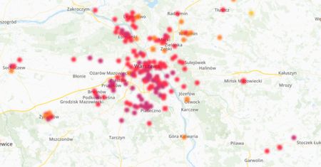 Smog nad centrum Polski. Normy przekroczone nawet 4-krotnie