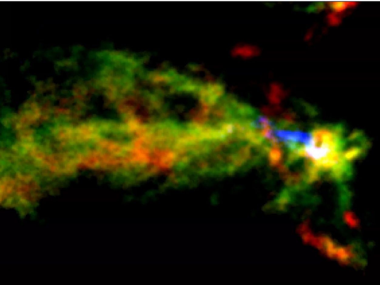 NASA: niezwykłe zdjęcia "pawich piór" prosto z sąsiedniej galaktyki