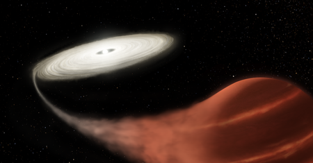 NASA: zarejestrowano nieznane dotąd zjawisko. Jego sprawcą jest gwiazda - wampir