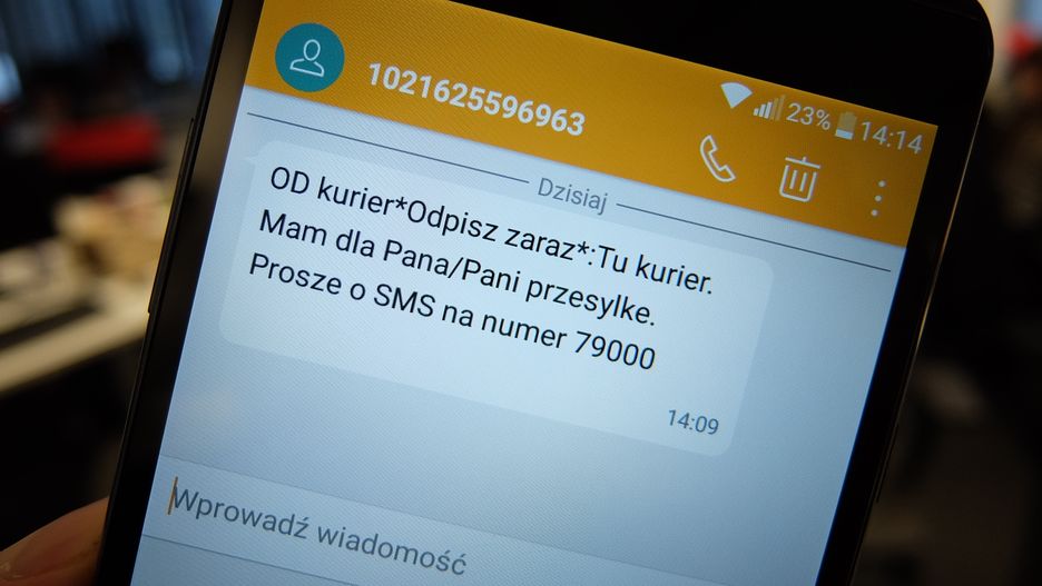 Uważaj na takie SMS-y