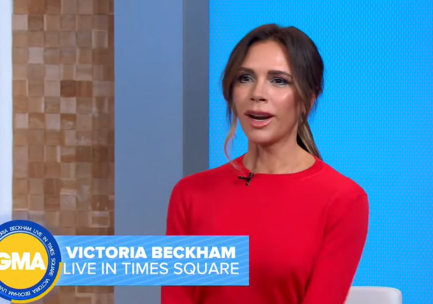 Victoria Beckham - screen z Good Morning America