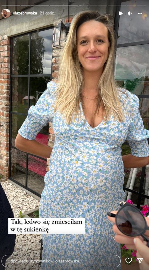 Aleksandra Żebrowska baby shower