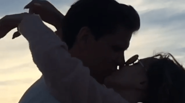 Marina Łuczenko i Wojciech Szczęsny