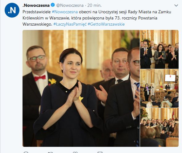 Nowoczesna popełniła dwa błędy w jednym wpisie 