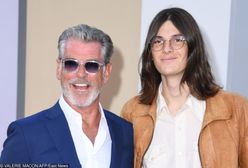 Pierce Brosnan z synem Dylanem na premierze "Pewnego razu... w Hollywood"