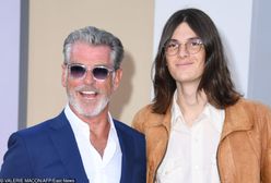 Pierce Brosnan z synem Dylanem na premierze "Pewnego razu... w Hollywood"