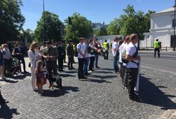 Leśnicy i myśliwi maszerują w Warszawie