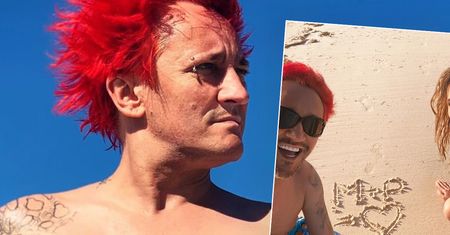 Michał Wiśniewski z Polą na plaży. On w krótkich spodenkach, ona w bikini. Złożył jej odważną obietnicę na forum