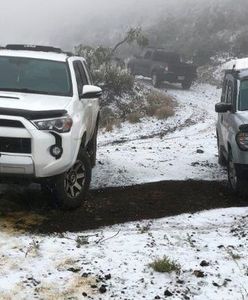 Hawaje: Potężna burza i wiatr wiejący 300 km/h nawiedziły wyspę Maui. Przyniosły pierwszy śnieg w historii