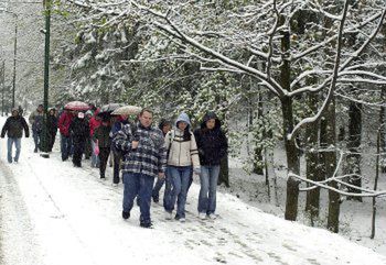 Pierwszy śnieg w Zakopanem